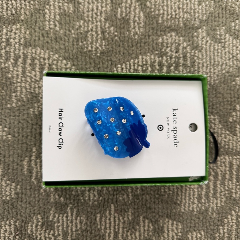 Kate Spade ♠️ Target 🎯 Blue Hair Claw Clip